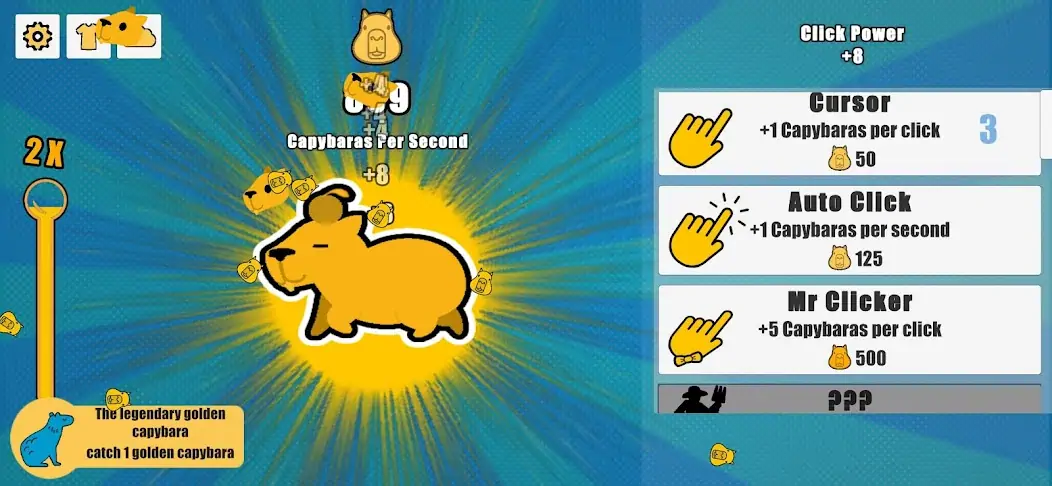 Download Capybara Clicker MOD [Unlimited money] + MOD [Menu] APK for Android