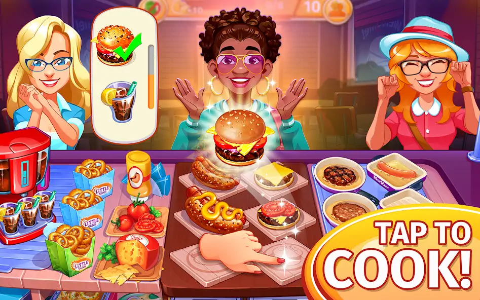 Download Cooking Craze: Restaurant Game MOD [Unlimited money/gems] + MOD [Menu] APK for Android