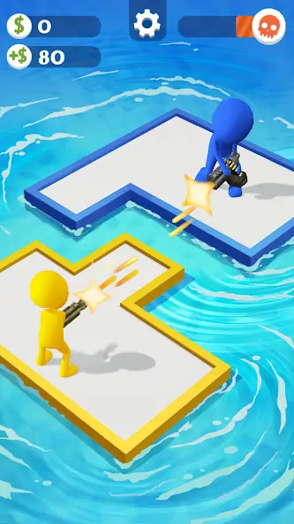 Download War of Rafts: Crazy Sea Battle MOD [Unlimited money] + MOD [Menu] APK for Android