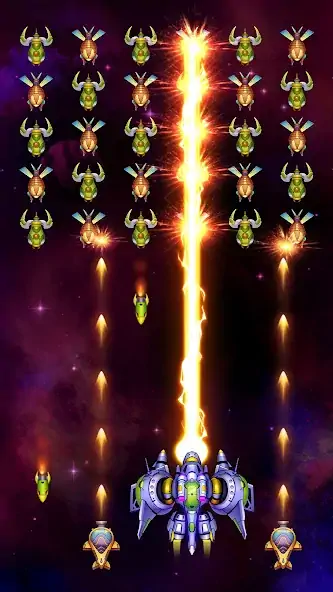 Download Galaxy Shooter - Space Attack MOD [Unlimited money/coins] + MOD [Menu] APK for Android
