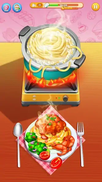 Download Crazy Chef: Cooking Restaurant MOD [Unlimited money/gems] + MOD [Menu] APK for Android