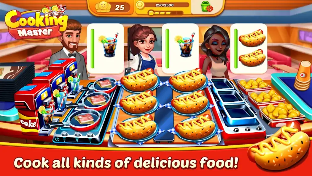 Download Cooking Master:Restaurant Game MOD [Unlimited money/gems] + MOD [Menu] APK for Android