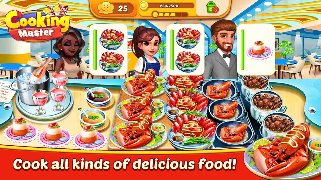 Download Cooking Master:Restaurant Game MOD [Unlimited money/gems] + MOD [Menu] APK for Android