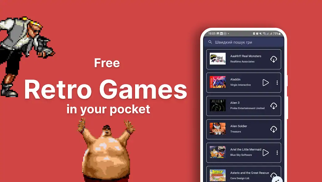 Download Retro Game Emulator: Old Games MOD [Unlimited money] + MOD [Menu] APK for Android