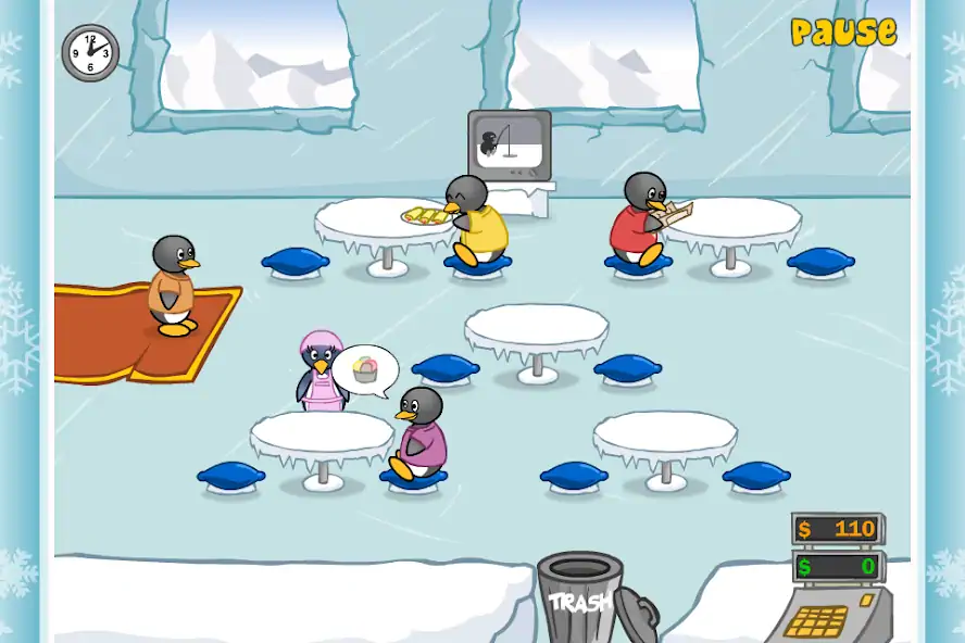 Download Penguin Diner: Restaurant Dash MOD [Unlimited money/gems] + MOD [Menu] APK for Android