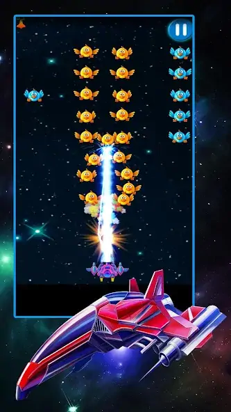 Download Chicken Shooter: Galaxy Attack MOD [Unlimited money] + MOD [Menu] APK for Android