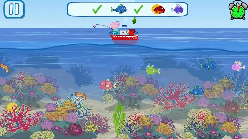Download Funny Kids Fishing Games MOD [Unlimited money/gems] + MOD [Menu] APK for Android