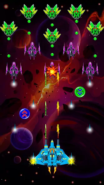 Download Galaxy Shooter Space War Games MOD [Unlimited money/gems] + MOD [Menu] APK for Android