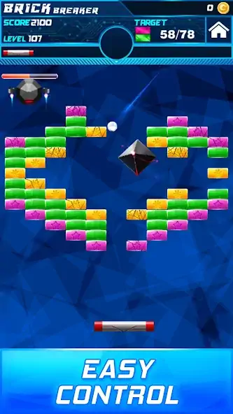 Download Brick Breaker Cyber MOD [Unlimited money/gems] + MOD [Menu] APK for Android