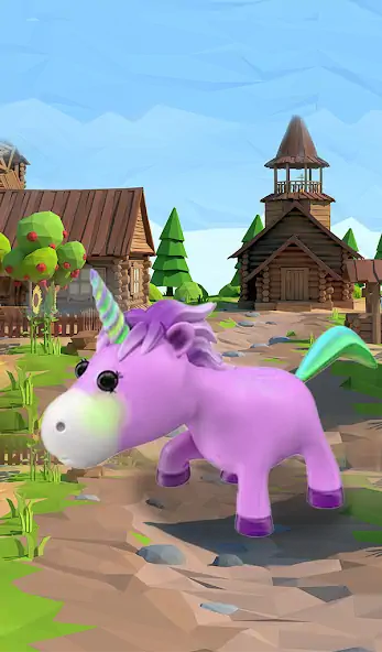 Download Unicorn Magical Running Mania MOD [Unlimited money/gems] + MOD [Menu] APK for Android