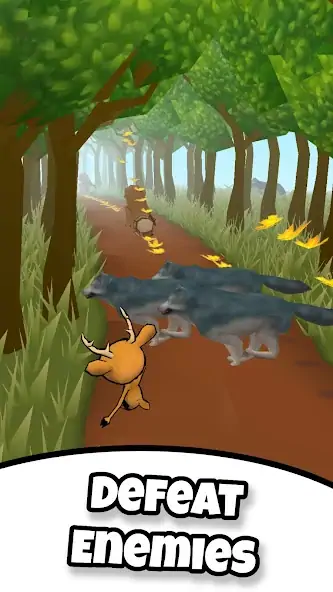 Download Deer Crossing - Endless Runner MOD [Unlimited money/gems] + MOD [Menu] APK for Android