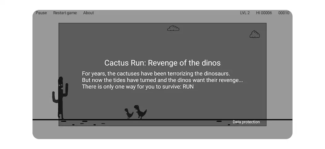 Download Cactus Run: The Dinos' revenge MOD [Unlimited money/gems] + MOD [Menu] APK for Android