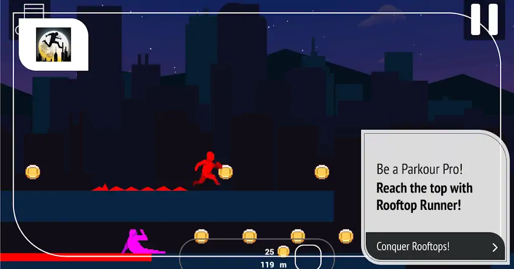 Download Ultimate Rooftop Parkour Run MOD [Unlimited money] + MOD [Menu] APK for Android
