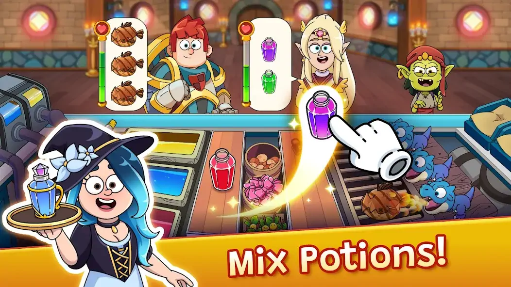 Download Potion Punch 2: Cooking Quest MOD [Unlimited money] + MOD [Menu] APK for Android