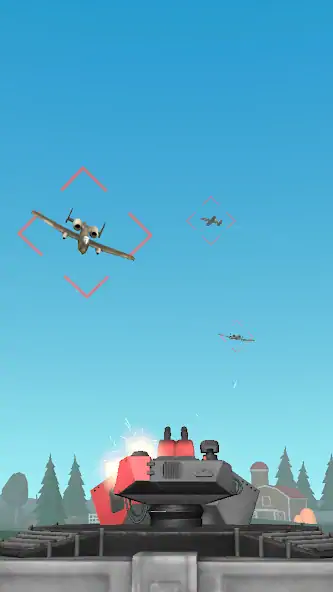 Download Air Defense: Airplane Shooting MOD [Unlimited money/gems] + MOD [Menu] APK for Android