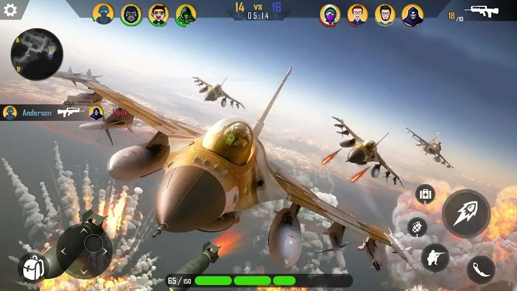 Download Modern Air Combat Jet Warplane MOD [Unlimited money/gems] + MOD [Menu] APK for Android