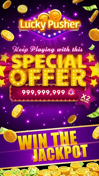 Download Lucky Cash Pusher Coin Games MOD [Unlimited money/gems] + MOD [Menu] APK for Android