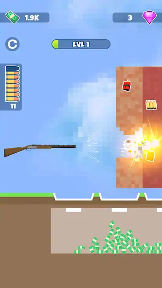 Download Gun Crusher: Smashing games MOD [Unlimited money/coins] + MOD [Menu] APK for Android