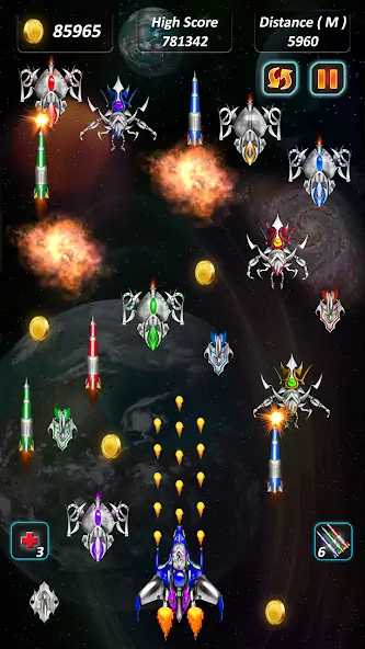 Download Galaxy Shooting: Alien Attack MOD [Unlimited money/gems] + MOD [Menu] APK for Android