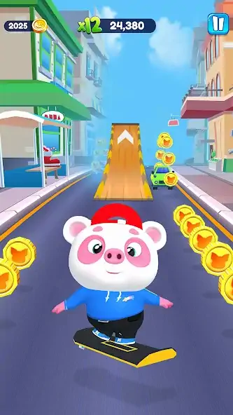 Download Piggy Panda Run: Fun Game MOD [Unlimited money/gems] + MOD [Menu] APK for Android