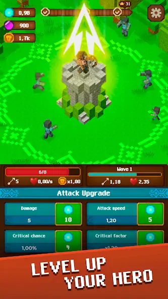 Download Pixel Guard: Solo Defender MOD [Unlimited money/gems] + MOD [Menu] APK for Android