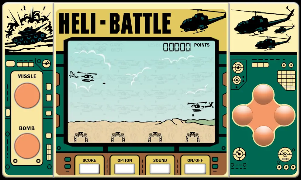 Download Heli Battle(80s Handheld Game) MOD [Unlimited money/gems] + MOD [Menu] APK for Android