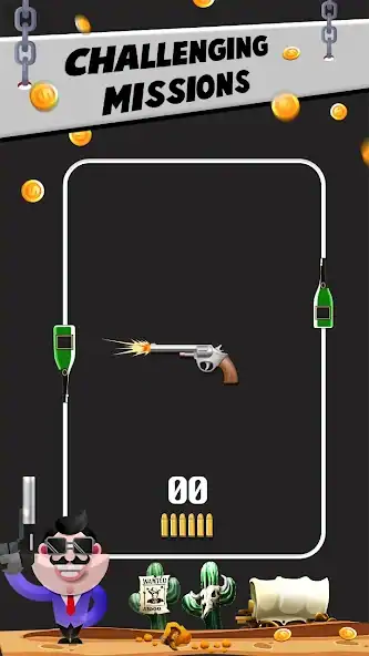 Download Bottle Shooting VS Gun MOD [Unlimited money] + MOD [Menu] APK for Android