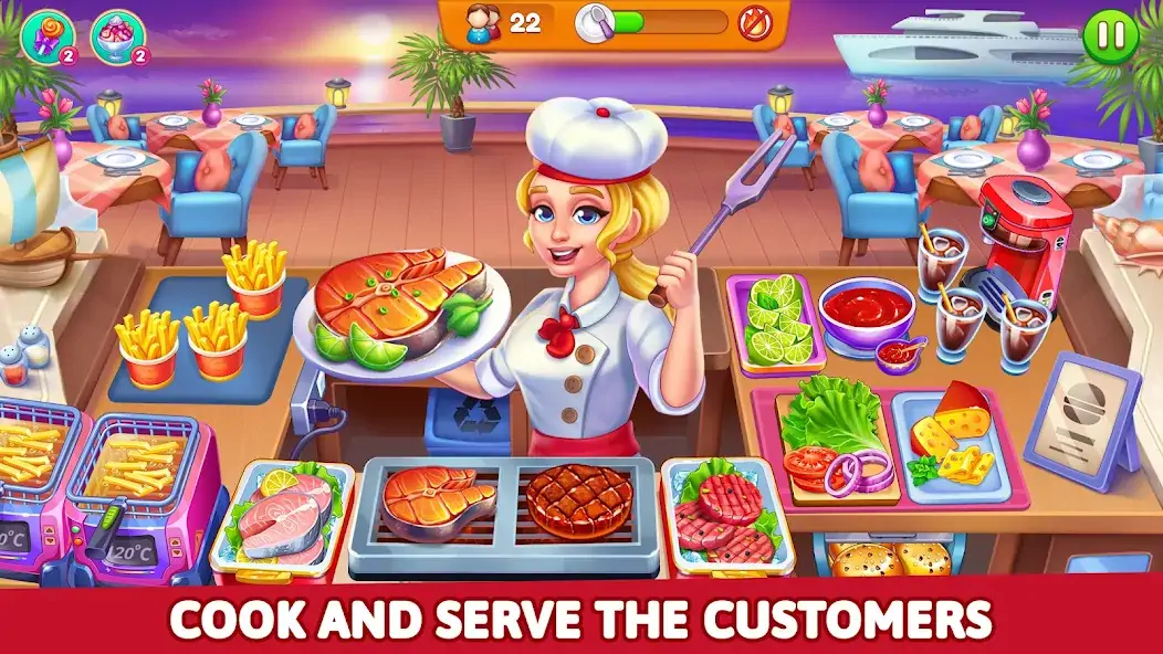 Download Cooking Restaurant Food Games MOD [Unlimited money/gems] + MOD [Menu] APK for Android