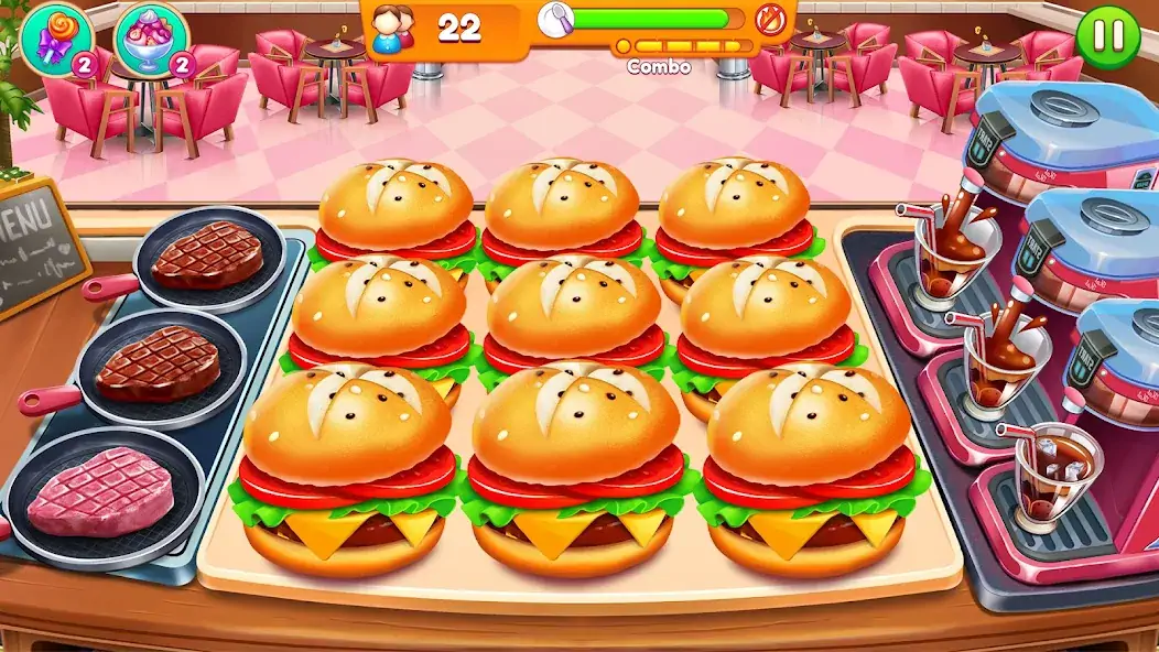 Download Cooking Restaurant Food Games MOD [Unlimited money/gems] + MOD [Menu] APK for Android