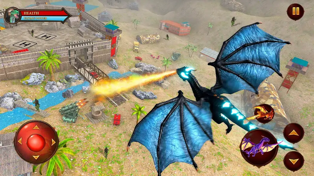 Download Flying Dragon Games Simulator MOD [Unlimited money/gems] + MOD [Menu] APK for Android
