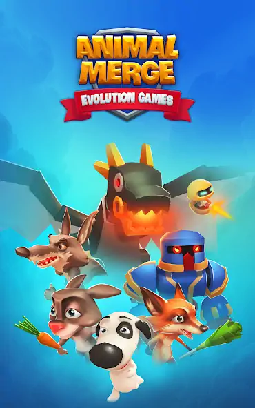 Download Animal Merge - Evolution Games MOD [Unlimited money/coins] + MOD [Menu] APK for Android