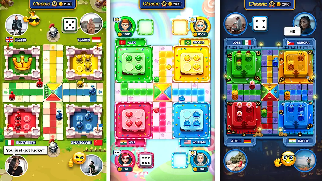 Download Ludo Game MOD [Unlimited money/gems] + MOD [Menu] APK for Android