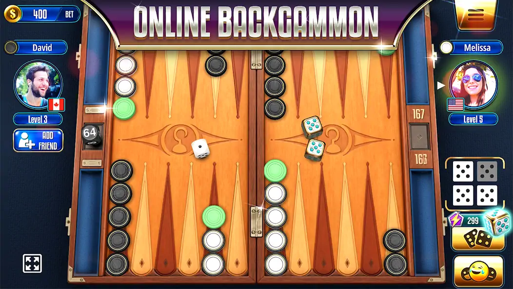 Download Backgammon Legends Online MOD [Unlimited money/gems] + MOD [Menu] APK for Android