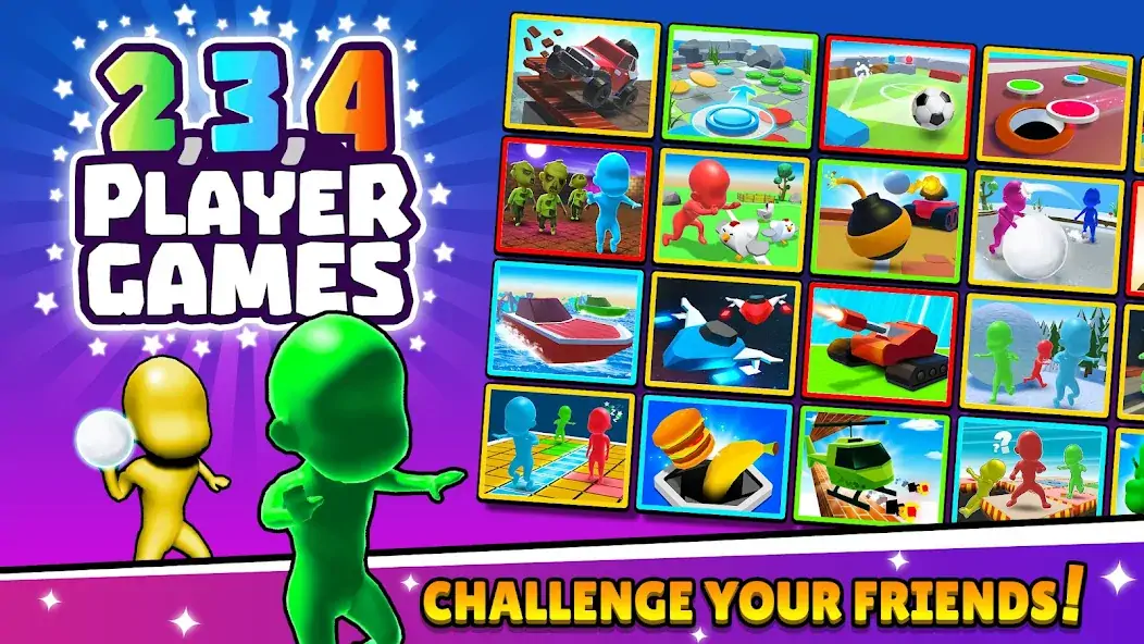 Download TwoPlayerGames 2 3 4 Player MOD [Unlimited money/gems] + MOD [Menu] APK for Android