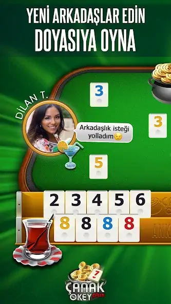 Download Çanak Okey Plus MOD [Unlimited money/coins] + MOD [Menu] APK for Android
