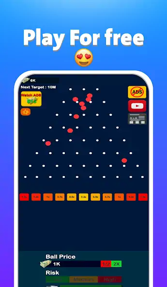 Download Plinko : Ball Falling MOD [Unlimited money] + MOD [Menu] APK for Android