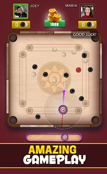 Download Carrom Club: Carrom Board Game MOD [Unlimited money/gems] + MOD [Menu] APK for Android