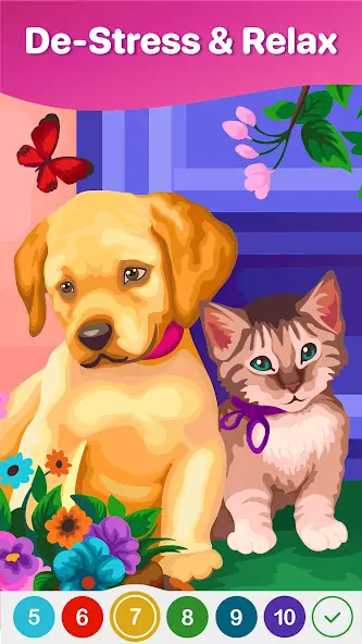 Download Hey Color Paint by Number Art MOD [Unlimited money/gems] + MOD [Menu] APK for Android