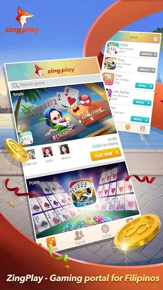 Download ZingPlay Portal - Games Center MOD [Unlimited money/gems] + MOD [Menu] APK for Android