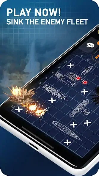 Download Fleet Battle - Sea Battle MOD [Unlimited money/coins] + MOD [Menu] APK for Android