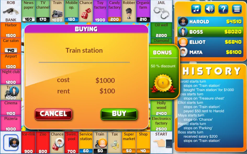 Download CrazyPoly - Business Dice Game MOD [Unlimited money/gems] + MOD [Menu] APK for Android