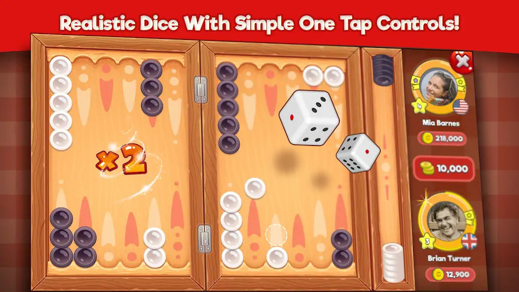 Download Backgammon Stars: Board Game MOD [Unlimited money/gems] + MOD [Menu] APK for Android