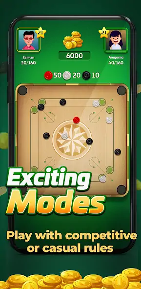 Download Carrom Gold: Online Board Game MOD [Unlimited money/coins] + MOD [Menu] APK for Android