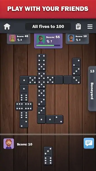 Download Dominoes online - play Domino! MOD [Unlimited money] + MOD [Menu] APK for Android