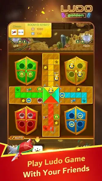 Download Golden Ludo - Ludo and Baloot MOD [Unlimited money] + MOD [Menu] APK for Android