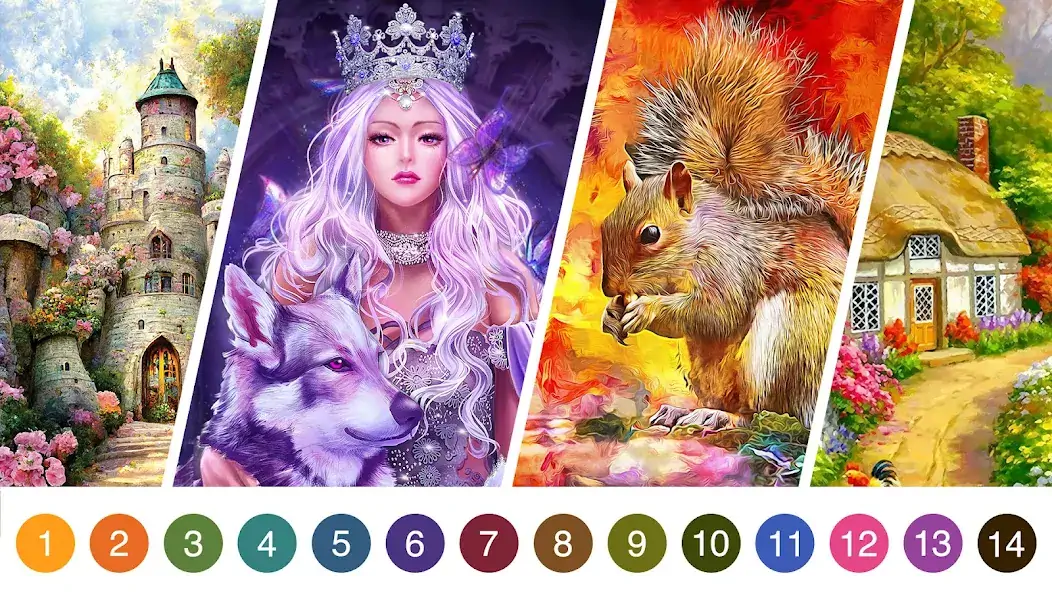 Download Daily Coloring Paint by Number MOD [Unlimited money/coins] + MOD [Menu] APK for Android