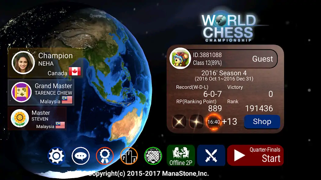 Download World Chess Championship MOD [Unlimited money] + MOD [Menu] APK for Android