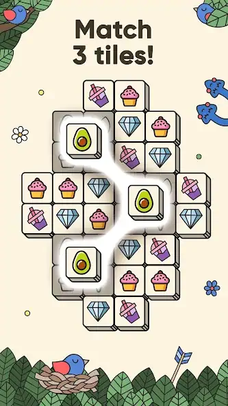 Download 3 Tiles - Tile Matching Games MOD [Unlimited money/gems] + MOD [Menu] APK for Android