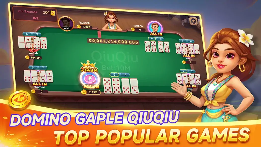 Download Duole Domino-Gaple QiuQiu Slot MOD [Unlimited money] + MOD [Menu] APK for Android