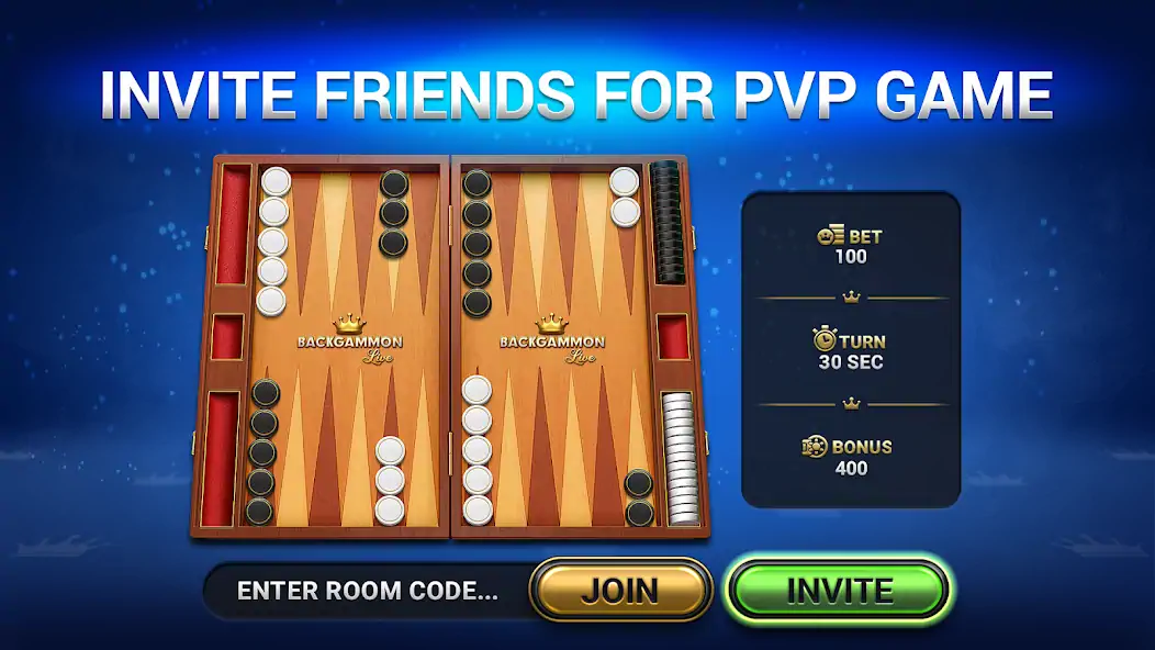 Download Backgammon Live - Online Games MOD [Unlimited money/coins] + MOD [Menu] APK for Android